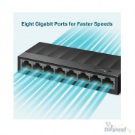 Switch 8 portas Ls1008g Tp-link Gigabit 10/100/1000mbps